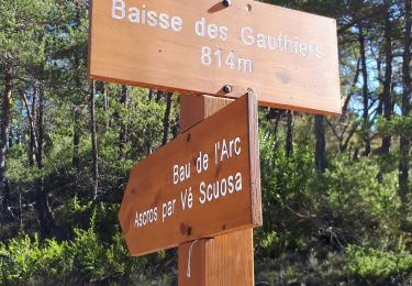 Trail Walking Roquestéron - Arc de Bau par Roquesteron et Cuebris - Photo