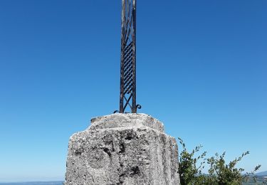 Tocht Stappen Cairanne - Croix du Serre de la Garde - Photo