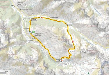 Percorso Mountainbike Saint-Véran - Fontgillarde 820m+ depuis St Véran - Photo