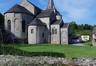 Trail Walking Houyet - Tour de Celles par le Bois du Mauvais Mont - Photo
