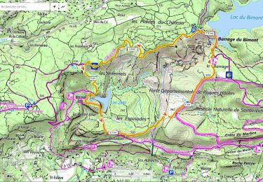 Trail Walking Saint-Marc-Jaumegarde - Barrage Zola depuis le barrage de Bimont - Photo