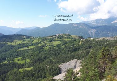 Tour Wandern Châteauneuf-d'Entraunes - Châteauneuf d'Entraunes Gorges de Saucha Negra, vers Cime Chamoussillon - Photo