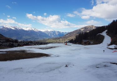 Percorso Sci alpinismo Les Orres - Col de l'Eissalette, Montagne de la Cabane - Photo