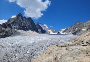 Randonnée Marche Vallouise-Pelvoux - le refuge glacier blanc et le point de vue sur la barre - Photo