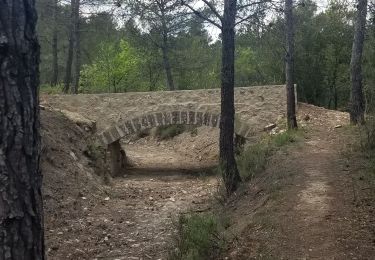 Percorso Marcia Peyrolles-en-Provence - loubatas-Camp Chinois-retour par les vallons - Photo