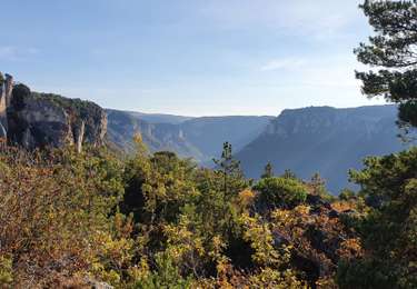 Tour Wandern Saint-Pierre-des-Tripiers - Boucle Cassagnes - Gorges Jonte - Photo