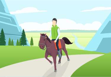 Randonnée Randonnée équestre Saint-Clément-sur-Valsonne - Test tracé - Saint Clément s/ Valsonne  - Photo