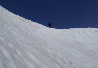 Percorso Sci alpinismo Saint-Michel-de-Maurienne - sous le petit perron des encombres - Photo