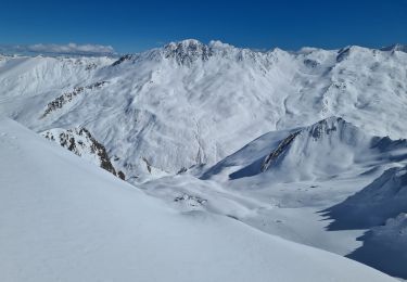 Tour Skiwanderen Molines-en-Queyras - col et pic traversier - Photo