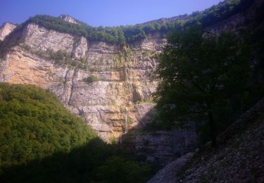 Trail Walking Châtelus - grotte du Bournillon - Photo