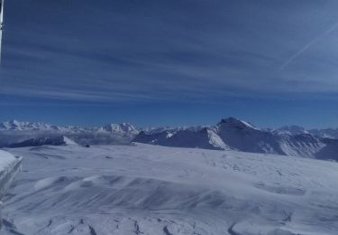Percorso Sci alpinismo Saint-François-Longchamp - sous le gros villan - Photo