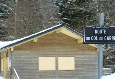 Randonnée Raquettes à neige Bouvante - COL DE CARRI cabane de crobache raquette - Photo