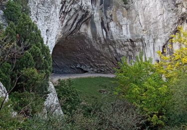 Randonnée Marche Saint-Geniès-de-Comolas - grotte de Gargantua  - Photo