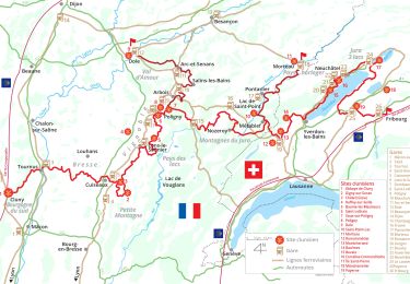 Randonnée Marche Dole - Via Cluny: de Dole (Jura) à Cluny (Bourgogne) - Photo