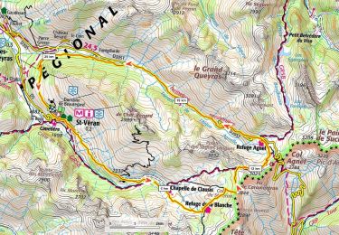 Tour Wandern Saint-Véran - Ref la Blanche, Ref Agnel 1090m+ depuis St Véran - Photo