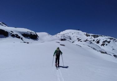 Tour Skiwanderen Huez - tentative col de la pyramide et tricotage vers les lacs - Photo