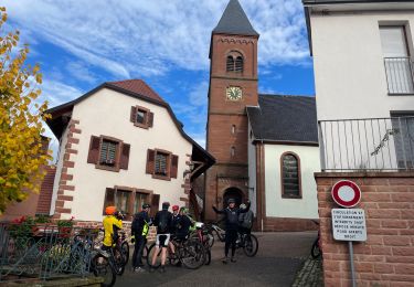 Tour Mountainbike Dann und Vierwinden - 20221016 Yeyette à Danne J3 - Photo