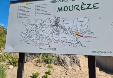 Tour Wandern Mourèze - Moureze. Le Cirque .Llausson. Le lac du Salagou - Photo