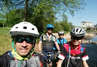 Tocht Mountainbike Saint-Clément - sortie vtt du 8 mai 2018. Baccarat Glonville Vathimenil  - Photo