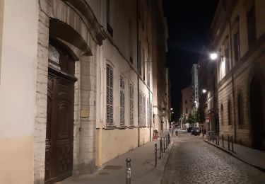 Randonnée Marche Lyon - petite visite nocturne de Lyon - Photo