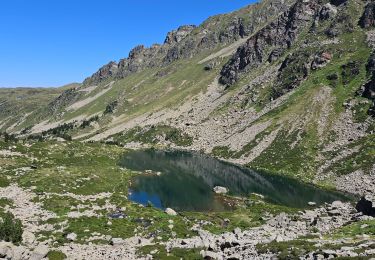 Tour Wandern Aston - Boucle etangs Estagnol et Joclar et retour par refuge du Ruhle - Photo