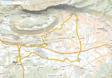 Trail Road bike Fuveau - Route des vins D+425m - Photo