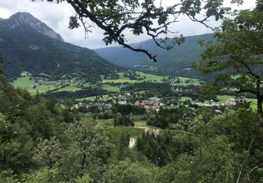 Trail Walking Le Châtelard - Le Châtelard - boucle des Granges sentier des Maîtres des monts dessertes - Photo