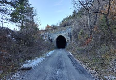 Trail Walking Le Lauzet-Ubaye - Circuit des tunnels.Lauzet Ubaye. 07/12/22 - Photo