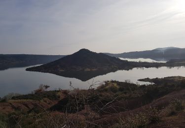 Excursión Marcha nórdica Octon - Salagou Sure - Photo