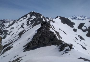 Percorso Sci alpinismo Valmeinier - la roche du lac, le col des marches et remonter en bas de l'arête de Petit Fourchon - Photo