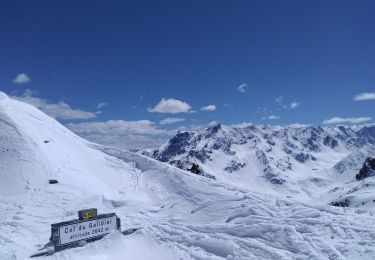 Excursión Esquí de fondo Valloire - Roche Olvera, pointe de la Mandette et col du Galibier - Photo