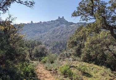 Randonnée Marche Grimaud - grimaud pont des fées et mont roux - Photo