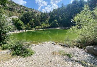 Tour Wandern Prads-Haute-Bléone - Le lac des eaux chaudes  - Photo