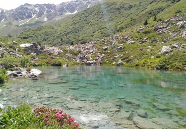 Trail Walking Valmeinier - De Valmeinier 1800 au refuge de Terres Rouges et les lacs de Curtalès - Photo