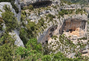 Excursión Senderismo Monieux - saint Hubert et le rocher de Cire - Photo