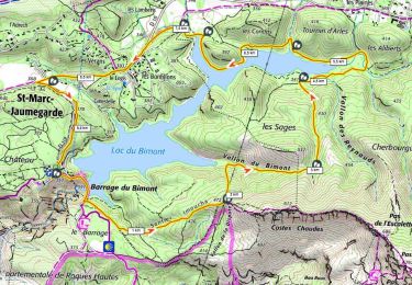 Tour Wandern Saint-Marc-Jaumegarde - Tour du Lac du Bimont - Photo