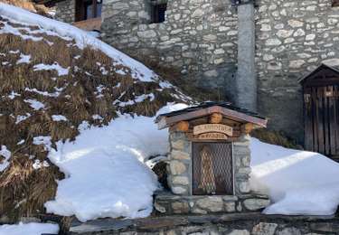Tour Wandern Champagny-en-Vanoise - Chatelard et Doddes hivernal - Photo