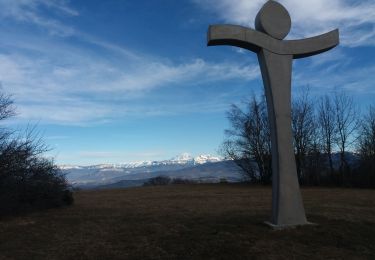 Tour Wandern Chindrieux - SAPENAY / CLERGEON: COL DU SAPENAY - MONTCLERGEON PAR LE SENTIER DES VACHES (en live) - Photo