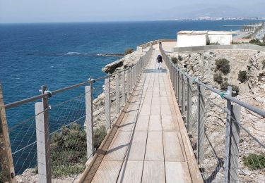 Trail Walking Torrenueva Costa - Wikiloc - Puente colgante de joluca hasta Faro de Sacratif y vuelta - Photo