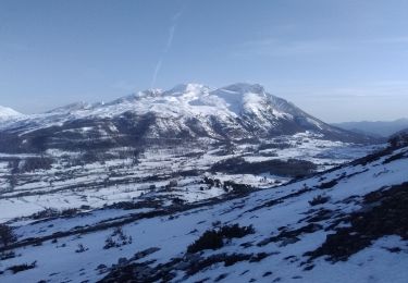 Excursión Esquí de fondo Le Dévoluy - L'Aiglière et serre de cheval - Photo