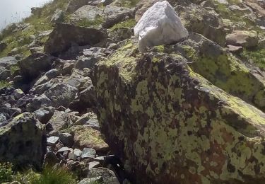 Tour Wandern Sainte-Agnès - lac au dessus du lac blanc - Photo