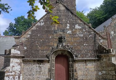 Randonnée Marche nordique Dirinon - chapelle Saint-Jean le long de la rivière - Photo