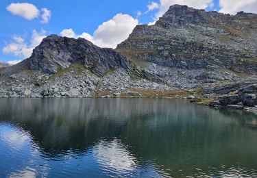 Tour Wandern Montvalezan - passage de la Louie blanche et lac du retour - Photo