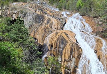 Tocht Stappen Le Lauzet-Ubaye - Les Cascades de Costeplane - Photo