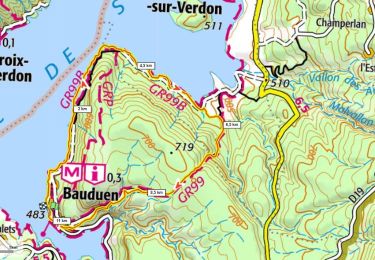 Randonnée Marche Bauduen - Au bord de Ste Croix 280m+ depuis Bauduen - Photo