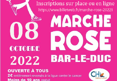 Tocht Stappen Bar-le-Duc - Marche rose 2022 5 kms  - Photo