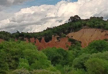 Tour Wandern Rustrel - visite et tour du Colorado Provençal  - Photo