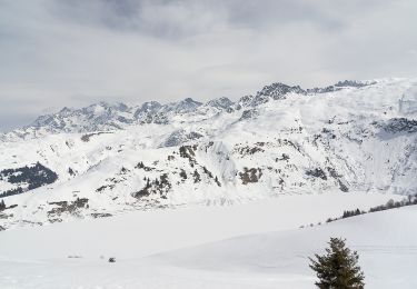 Tocht Sneeuwschoenen Hauteluce - Des Granges d'Hauteluce au lac de la Girotte - Photo