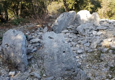 Trail Walking Saint-Marcel-d'Ardèche - les dolmens - Photo
