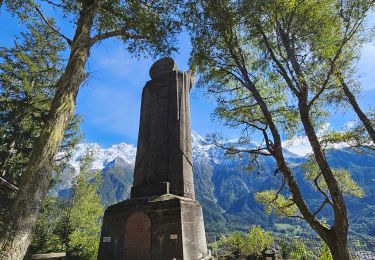 Randonnée Marche Les Houches - La Statue du Christ-Roi. - Photo